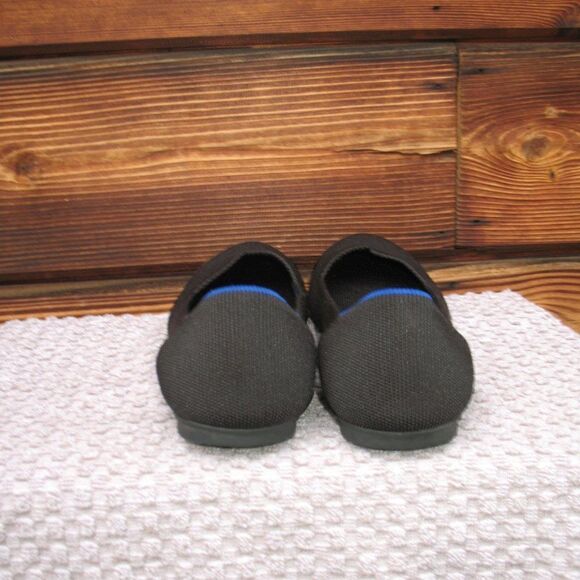 Rothy's The Flat Round Toe Flat Shoes Black 11 - Picture 7 of 11